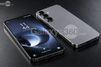 Unbranded flagship smartphone on a dark studio background illustrating Galaxy S27 release date rumours for early 2027